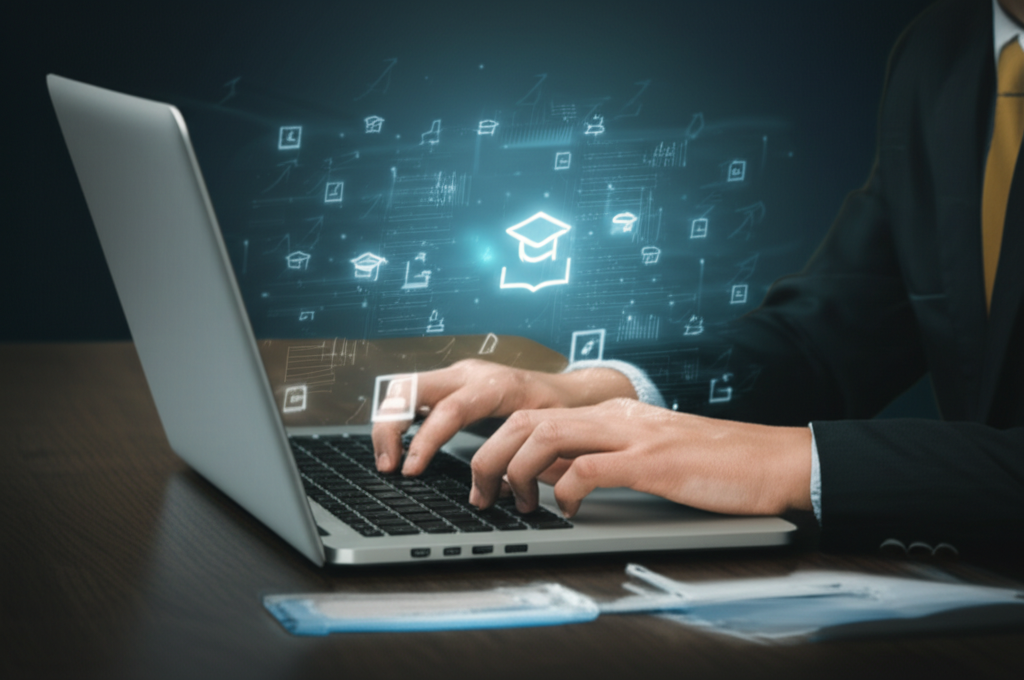 Illustration for LD IKLEO's AI Tools Hub division.